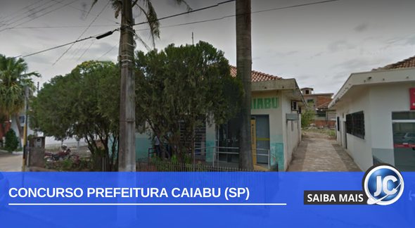 Concurso Prefeitura Caiabu SP: fachada do paço municipal - Google