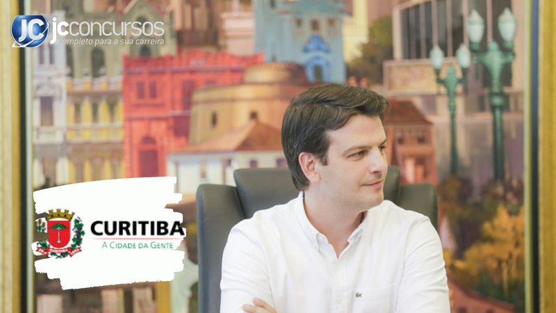 None - Concurso Prefeitura de Curitiba PR prefeito Fábio Pimental crédito Prefeitura Curitiba PR