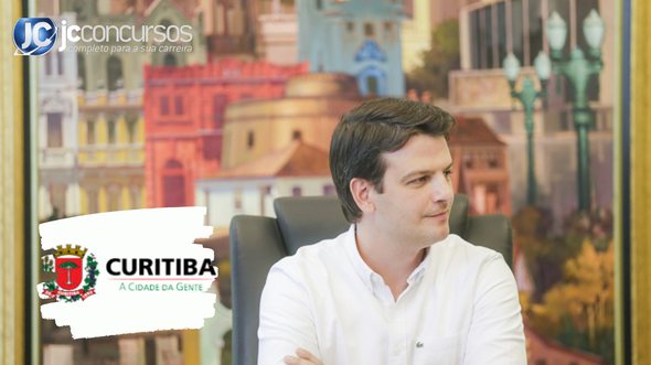 None - Concurso Prefeitura de Curitiba PR prefeito Fábio Pimental crédito Prefeitura Curitiba PR