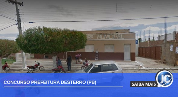 Concurso Prefeitura Desterro PB: fachada da Prefeitura - Google