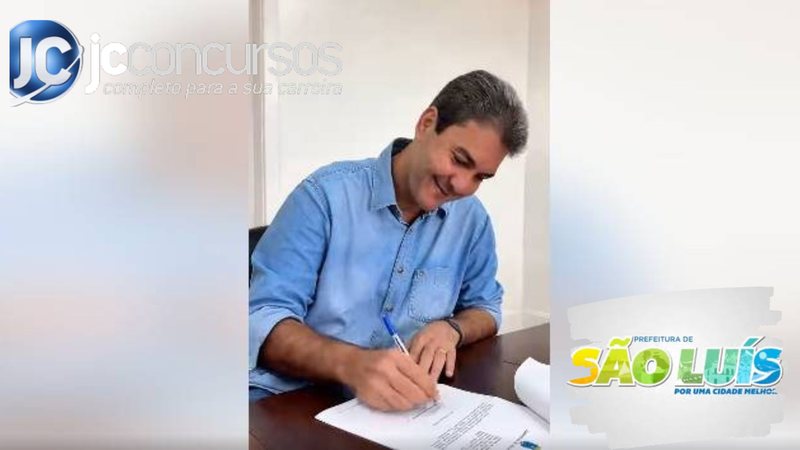 None - Concurso Prefeitura de São Luís MA : prefeito Eduardo Braide reprodução facebook