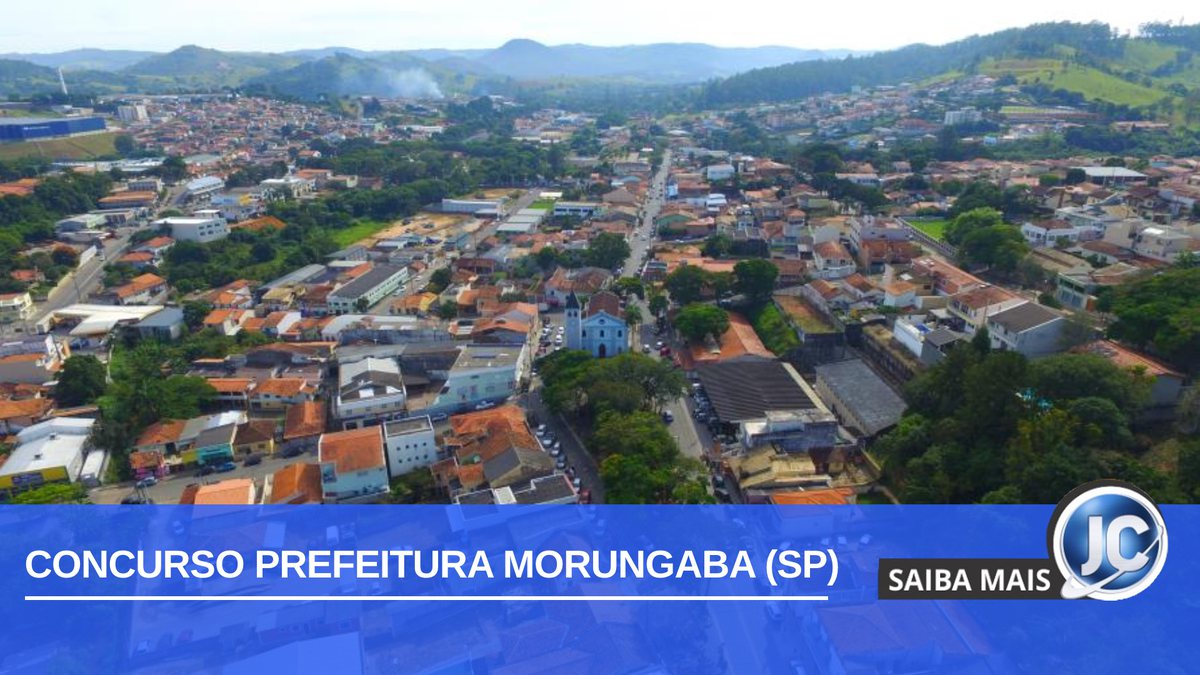 Concurso Prefeitura Morungaba SP: vista aérea da cidade
