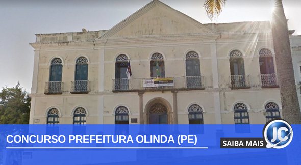 Concurso Prefeitura Olinda PE: fachada do Paço Municipal - Google