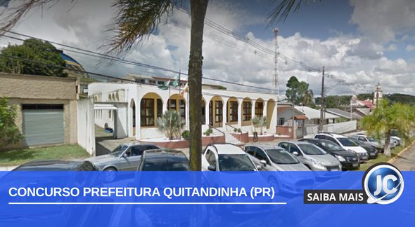 Concurso Prefeitura Quitandinha PR: fachada da prefeitura - Google