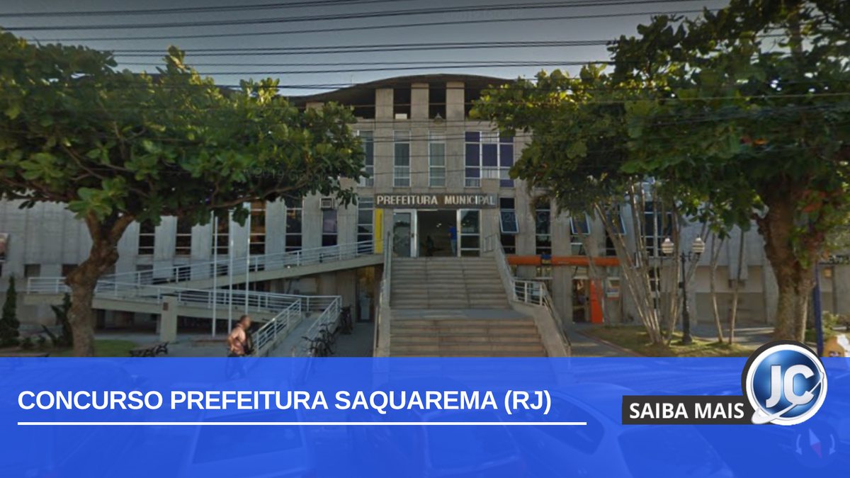 Concurso Prefeitura Saquarema RJ: fachada da Prefeitura