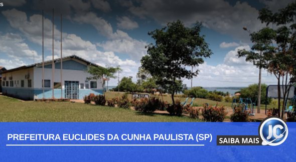 Concurso Prefeitura Euclides da Cunha Paulista SP: fachada do Paço Municipal - Google