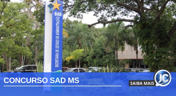 Concurso SAD MS: fachada da secretaria - Divulgação