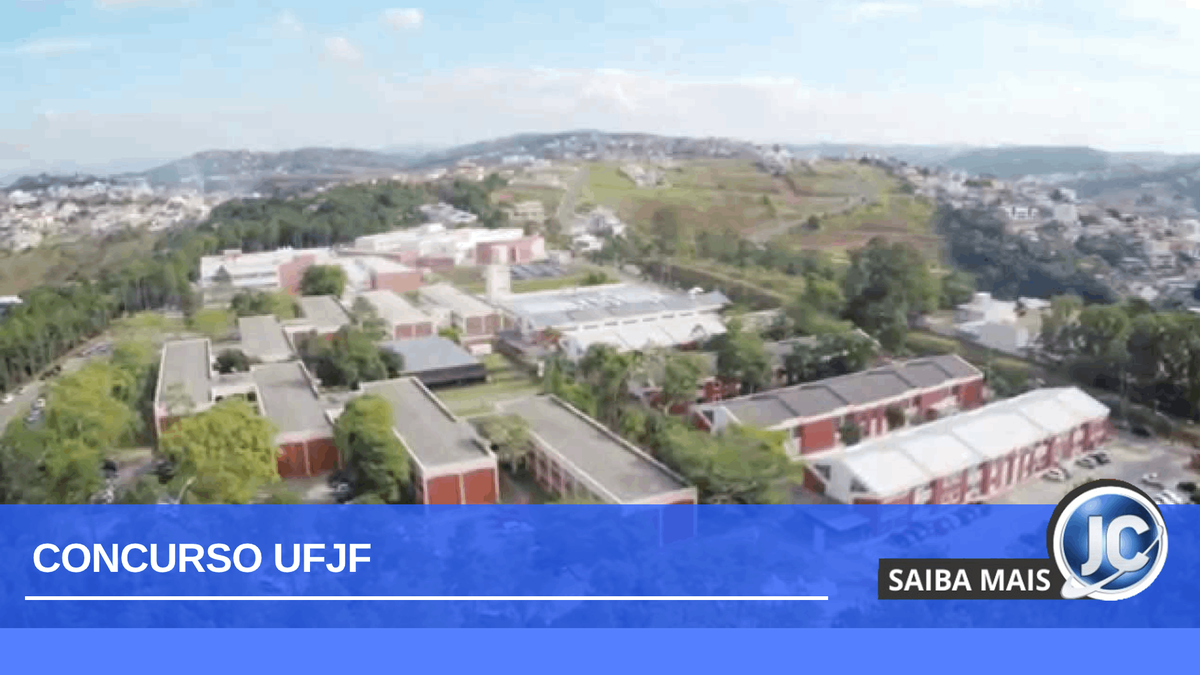 Concurso UFJF MG: vista área da universidade