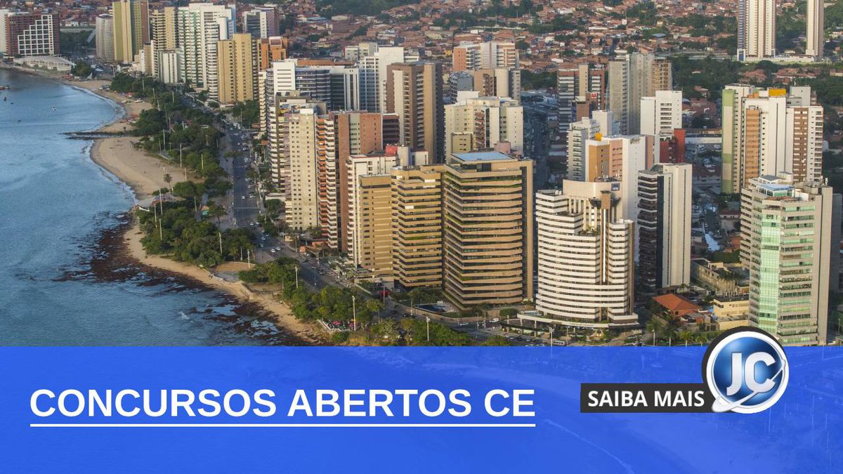 Vista aérea de Fortaleza, capital do Ceará