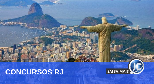 Concursos RJ: Vista do Cristo Redentor no Rio de Janeiro - Divulgação Prefeitura do Rio de Janeiro