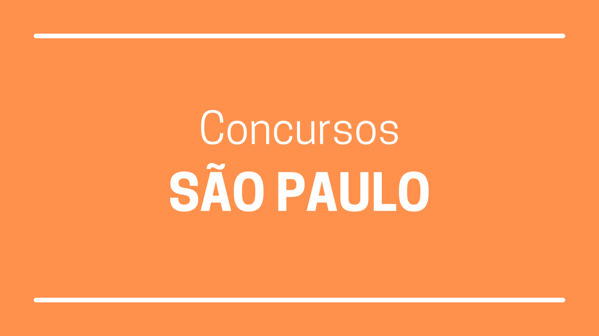 São Paulo oferece quase 50 mil vagas em concursos públicos - JC Concursos