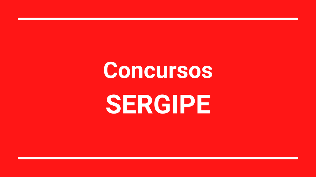 Concursos em Sergipe oferecem 205,6 mil vagas no IBGE, Banese, Coren, dentre outros