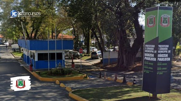 Processo seletivo da Prefeitura de Várzea Paulista: entrada no prédio do Executivo - Google Street View
