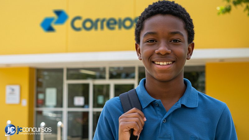 Jovem aprendiz dos Correios - Divulgação