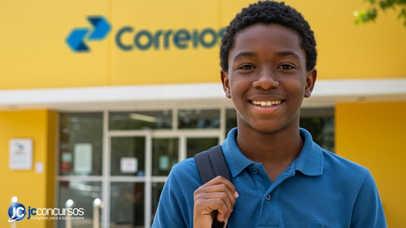 Jovem aprendiz dos Correios