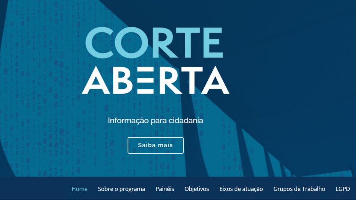 Programa Corte Aberta: novo site lançado pelo STF - Divulgação/STF