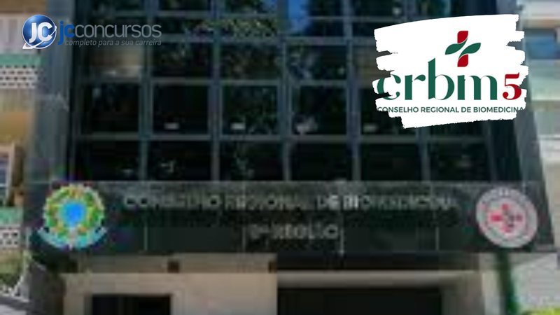 None - Concurso CRBM 5; sede do CRBM 5 divulgação