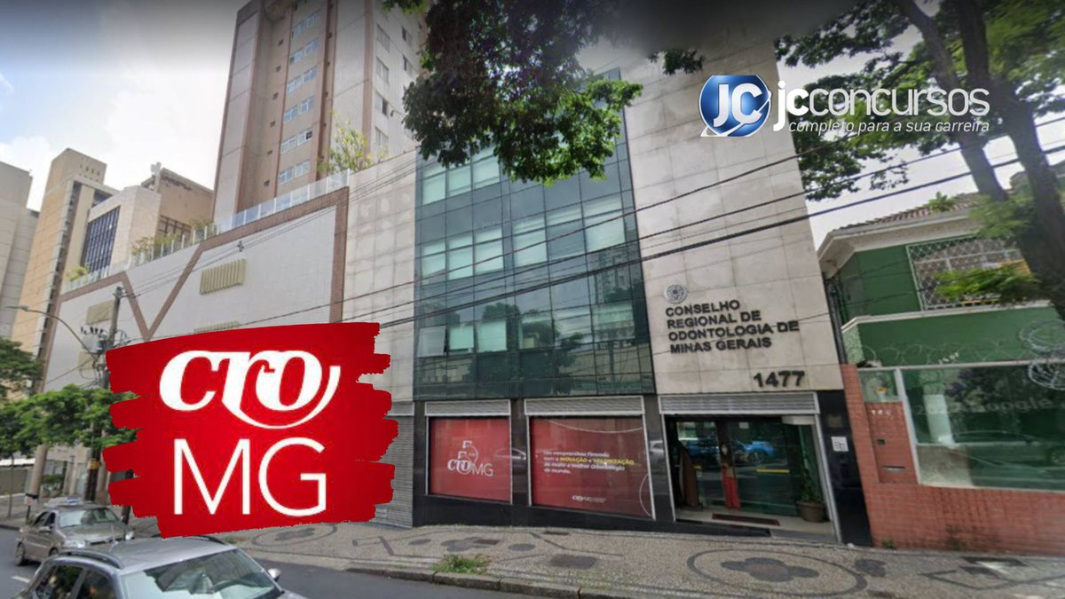 Concurso CRO MG: sede do Conselho Regional de Odontologia de Minas Gerais - Divulgação