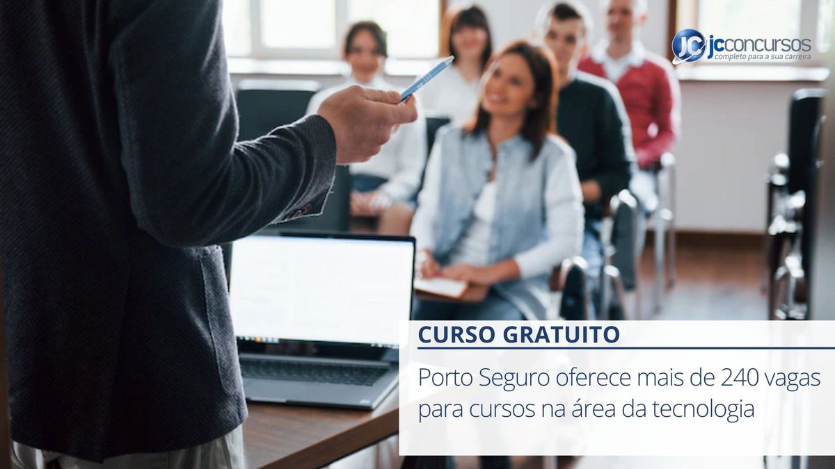 Porto Seguro oferece curso gratuito profissionalizante para carreiras digitais; confira