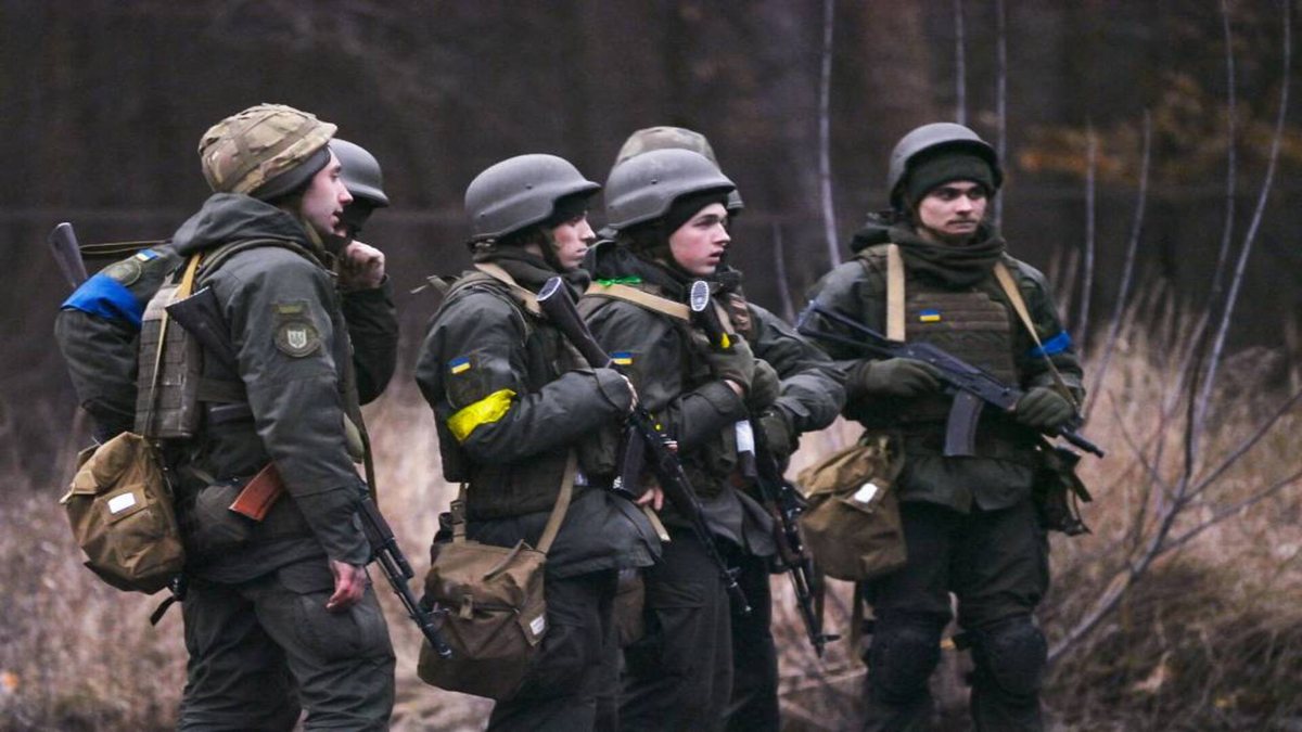 Militares ucranianos durante a guerra no país do Leste Europeu - Divulgação - AFP