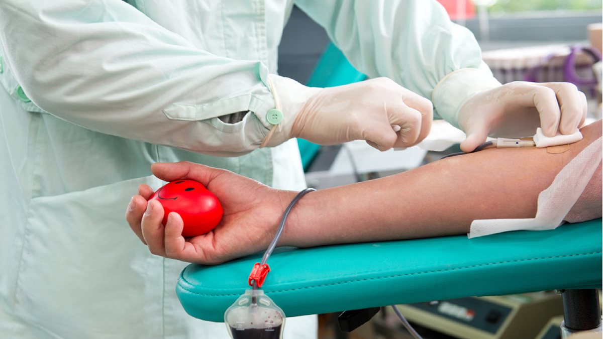 Uma única doação de sangue de 450ml é suficiente para salvar até 4 vidas