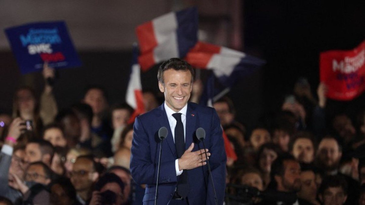 Eleições na França: em discurso, Macron defende mudanças profundas após vitória - Thomas Coex / AFP