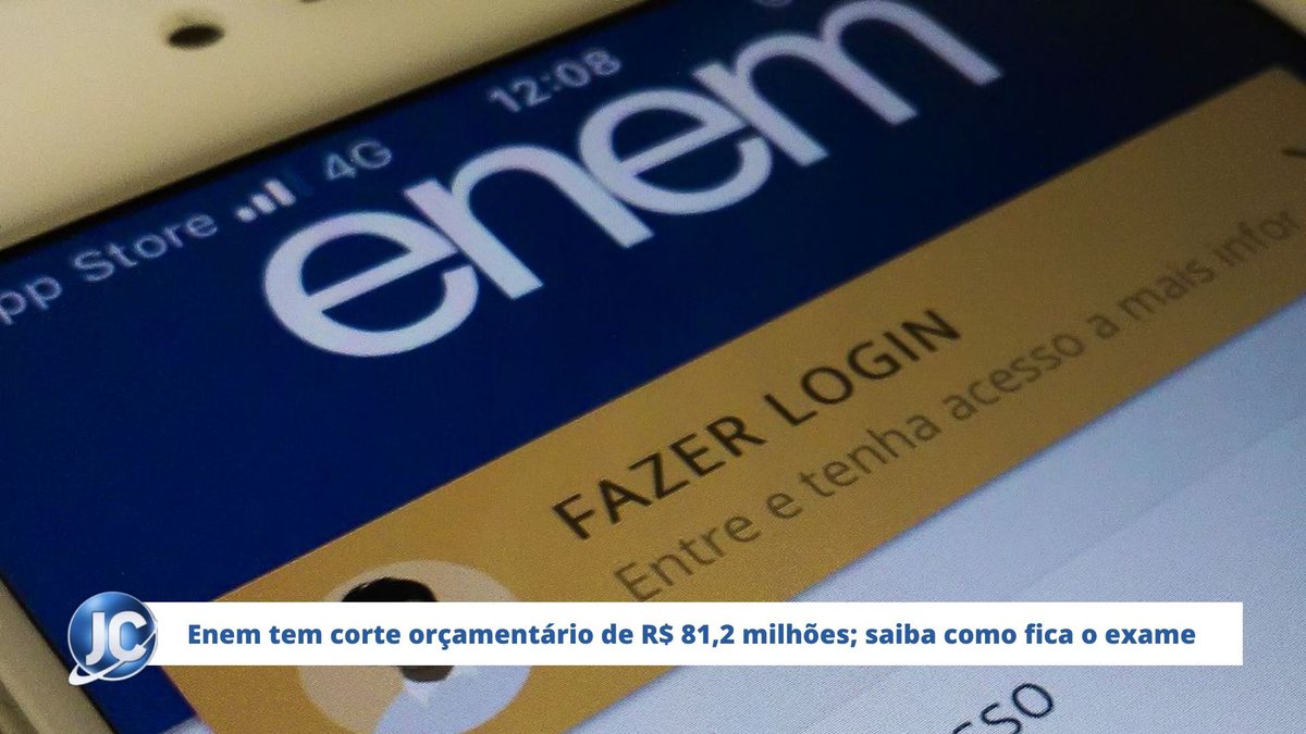 Corte pode comprometer aplicação do Enem, que já vinha enfrentando problemas - Agência Brasil