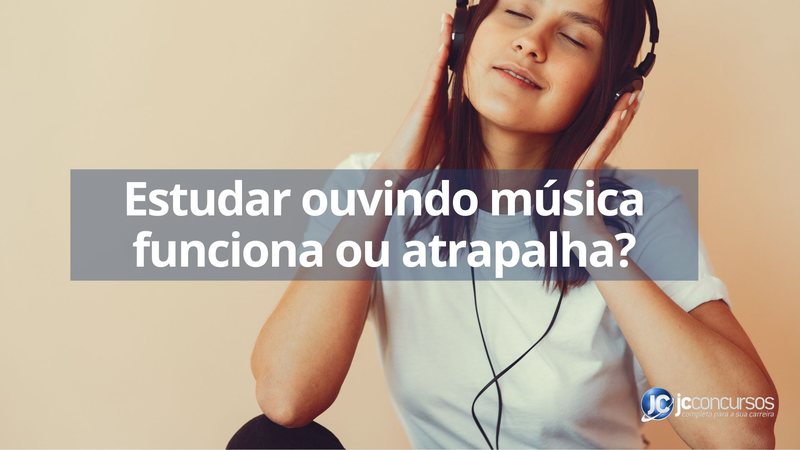 Estudar com música - JC Concursos