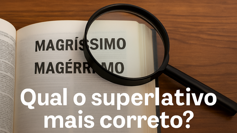 Magríssimo ou magérrimo: qual é o superlativo certo? - JC Concursos