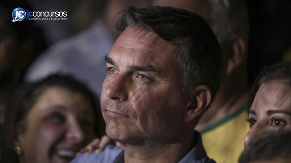 Flávio Bolsonaro (PL) em campanha nas eleições 2026