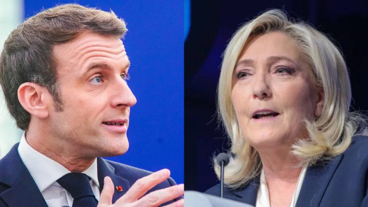 Franceses vão às urnas decidir novo presidente. Disputa é entre Macron e Le Pen - Reprodução Twitter