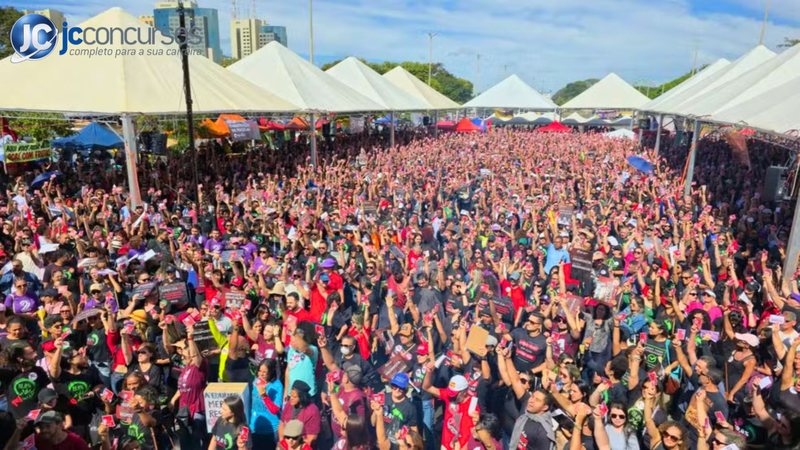greve dos professores no DF - Luso Comunicação -  Divulgação