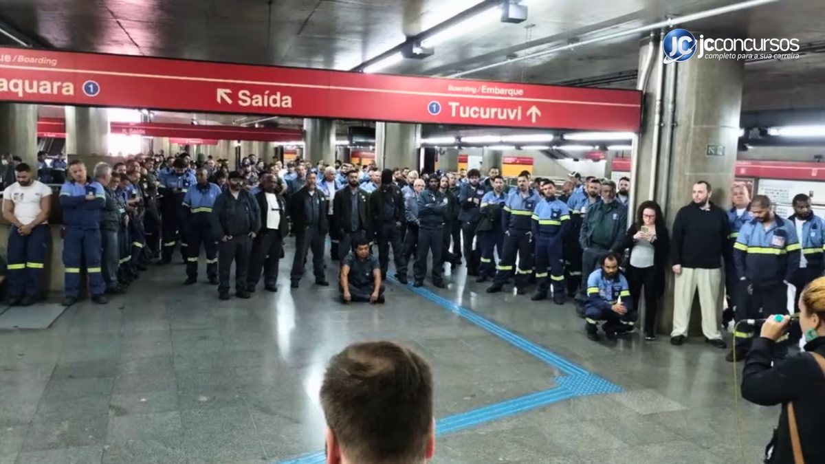 Sindicato afirma que os nove empregados punidos alegaram protestar contra advertências recebidas - Sindicato de Metroviários