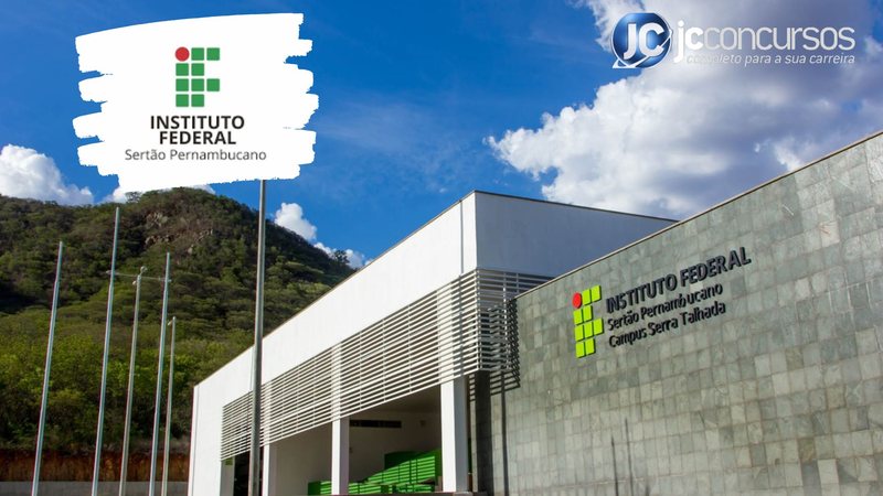 Concurso do IF Sertão PE: fachada do campus Serra Talhada - Divulgação
