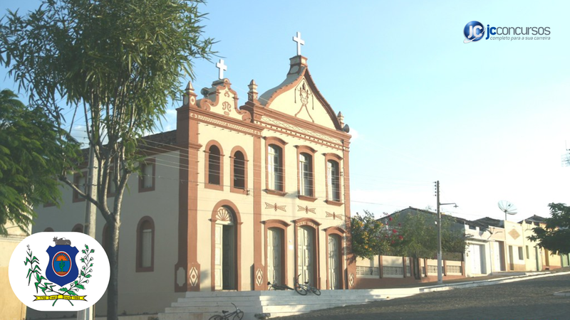 Concurso da Prefeitura de Caraúbas (PB): igreja matriz da cidade - Foto: Egberto Araújo
