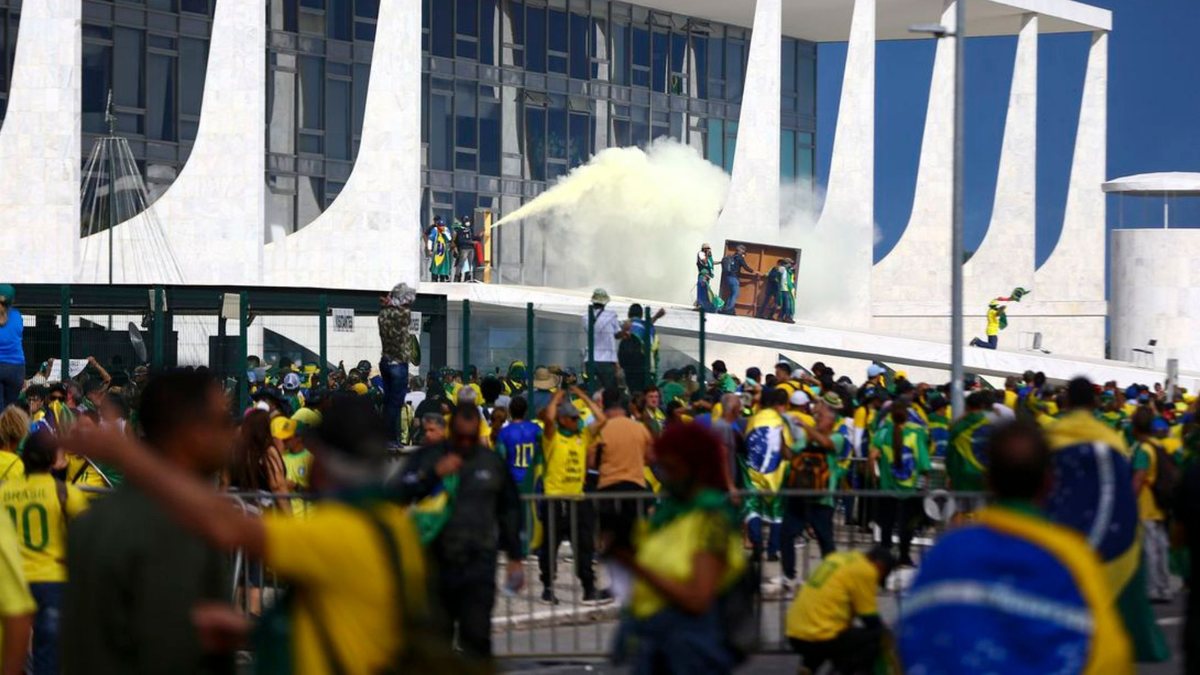 Apoiadores de Bolsonaro invadem Congresso, STF e Palácio do Planalto - Divulgação/Agência Brasil