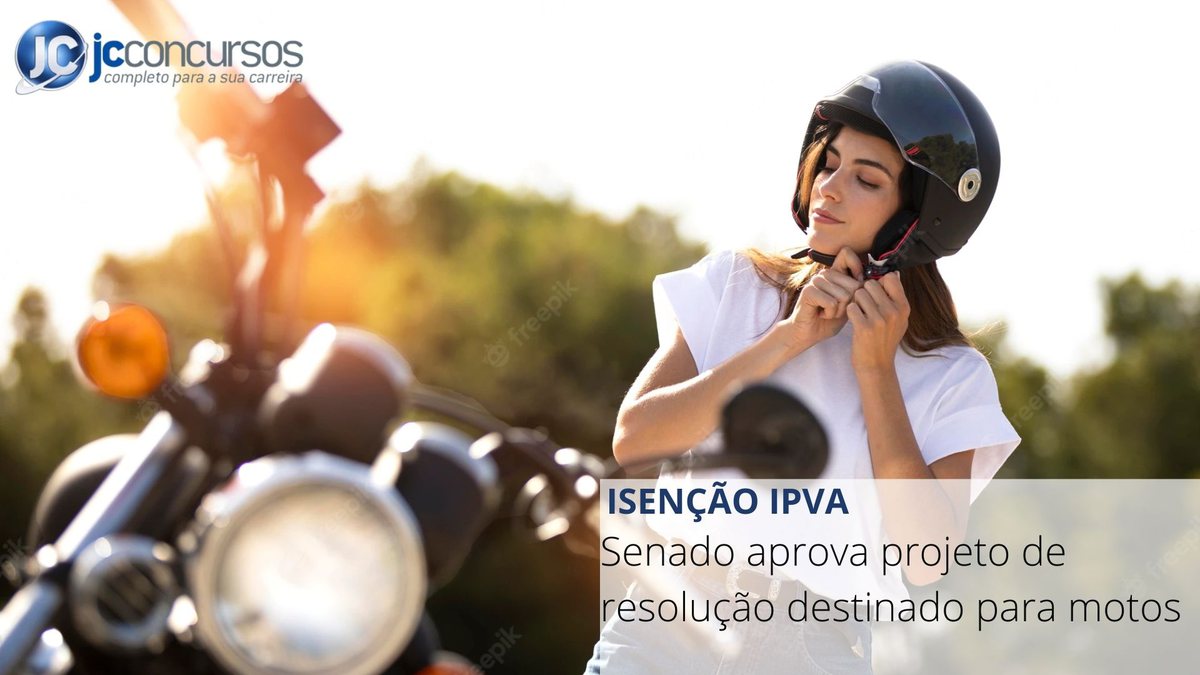 Isenção de IPVA para motos é promulgada pelo Senado; entenda o projeto