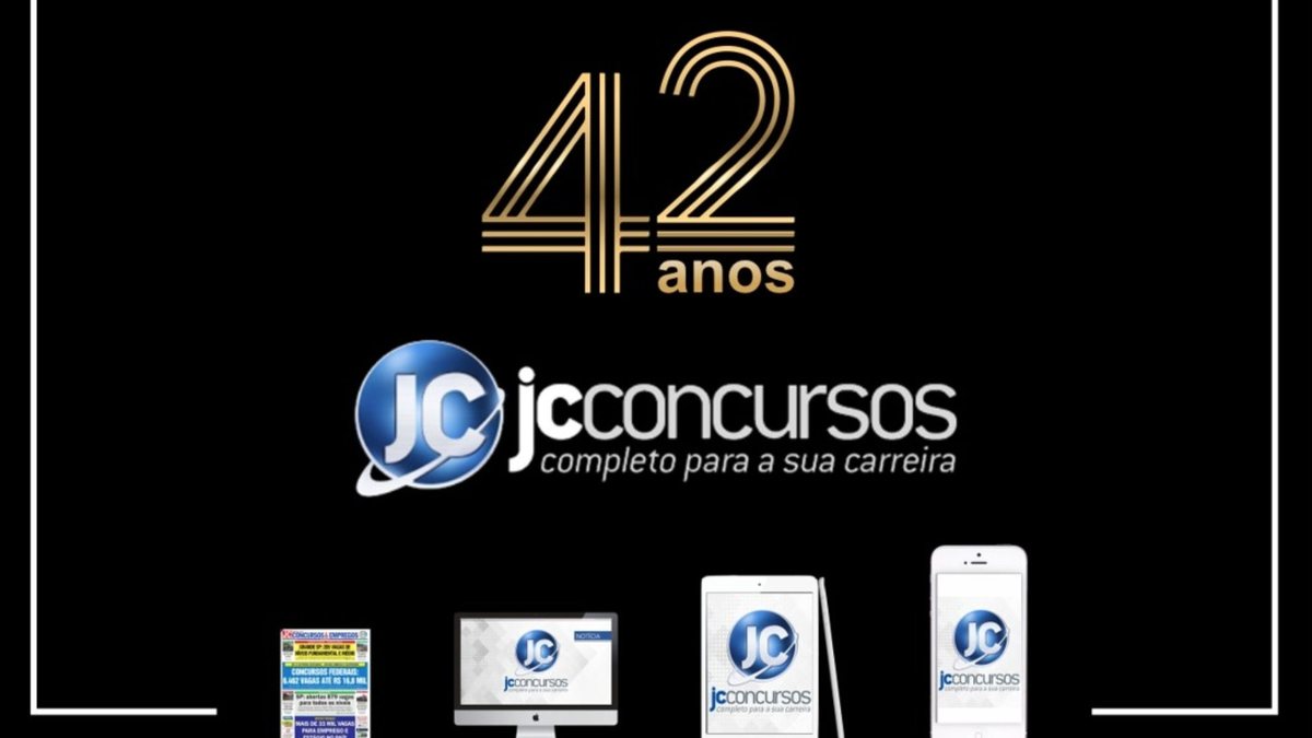 Do impresso à internet: montagem coloca lado a lado plataformas em que o JC Concursos já esteve disponível - Divulgação