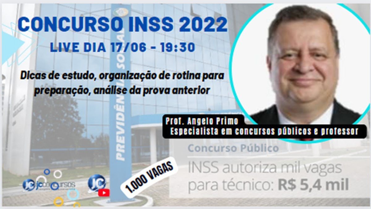 Concurso INSS 2022