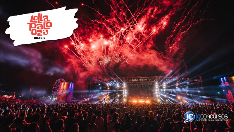 Festival Lollapalooza oferece vagas temporárias - Divulgação/Facebook LollapaloozaBR