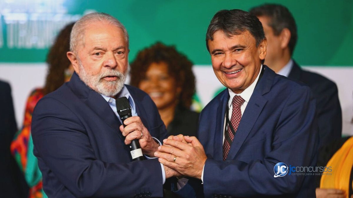 Presidente Lula (PT) e o ministro do Desenvolvimento Social Wellington Dias (PT) - Agência Brasil - Esposa de ministros com cargos vitalícios