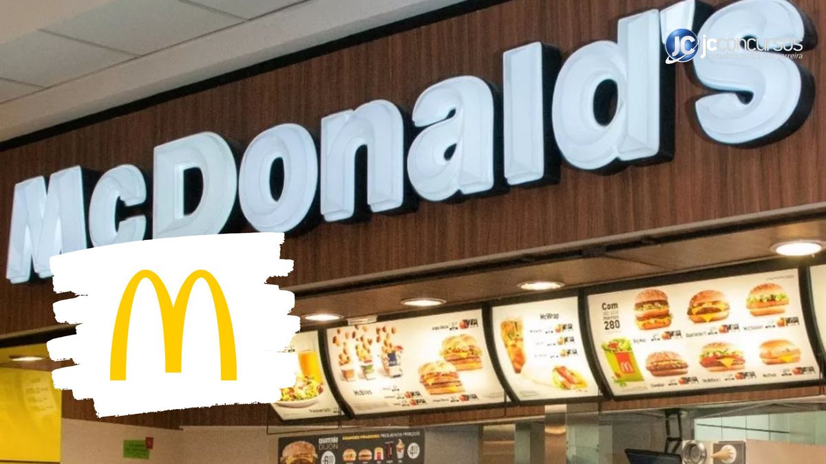 Rede de lanchonetes McDonald’s oferece vagas de emprego