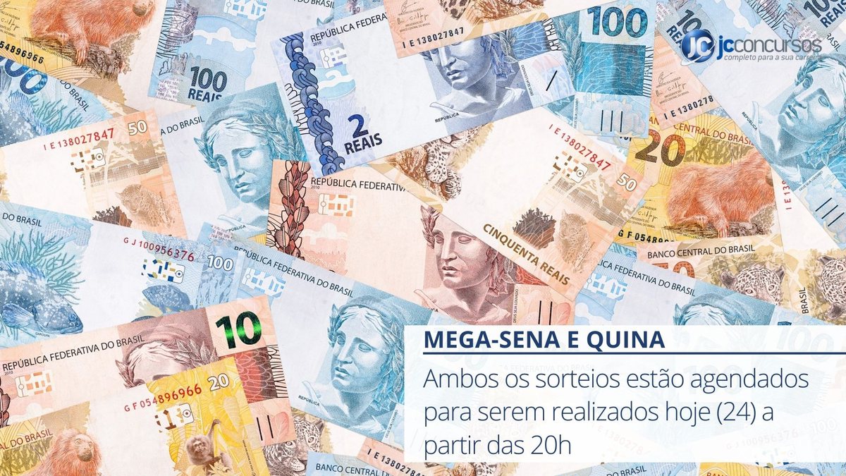 Mega-Sena tem sorteio com prêmio acumalado em R$ 14 milhões; Quina paga R$ 3,2 milhões