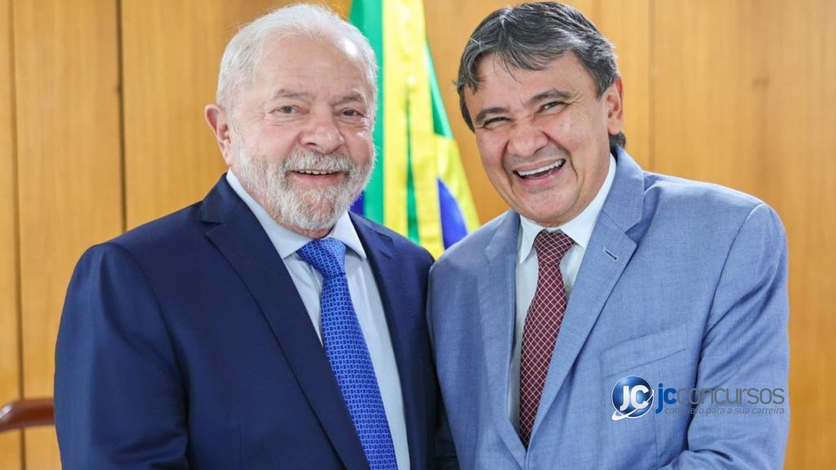 Ministro do Desenvolvimento e Assistência Social, Família e Combate à Fome, Wellington Dias ao lado de Lula - Ricardo Stuckert - Bolsa Família 2023