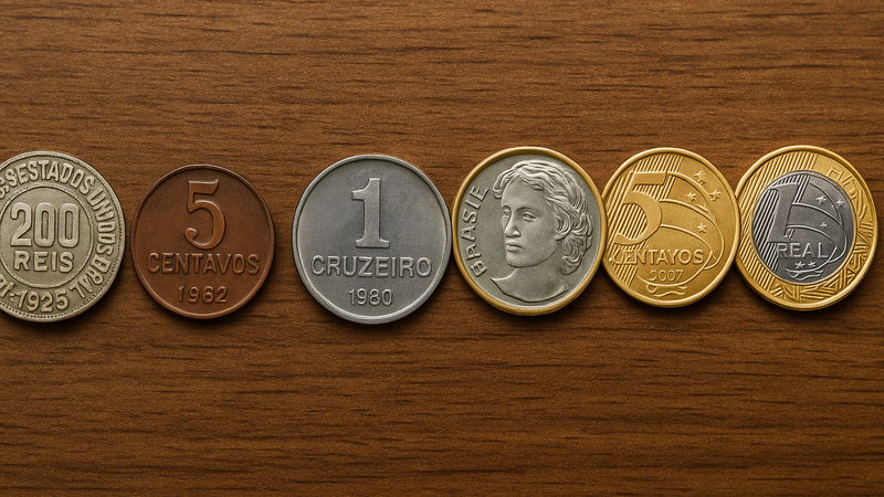 Moedas Brasileiras - JC Concursos