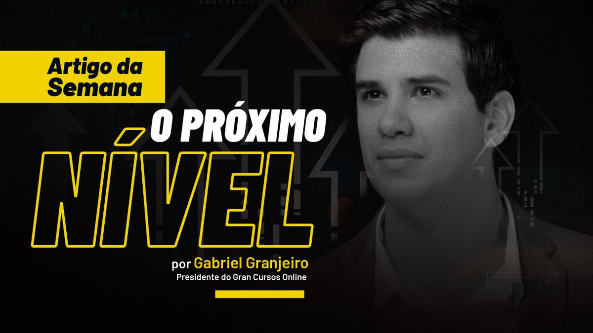 Gabriel Granjeiro: "O próximo nível" - Divulgação Gran Cursos Online