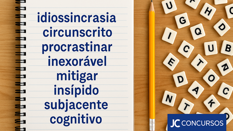 Palavras difíceis dos concursos públicos - JC Concursos