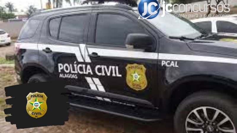 None - Concurso PC AL: viatura da PC AL: DIvulgação