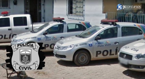 Concurso da PC PE: viaturas da Polícia Civil do Estado de Pernambuco - Divulgação