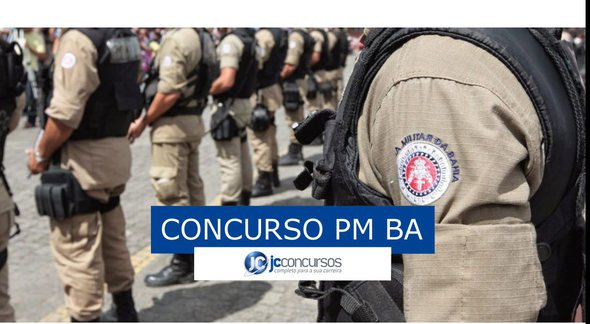 Concurso PM BA: vagas para soldados - Divulgação